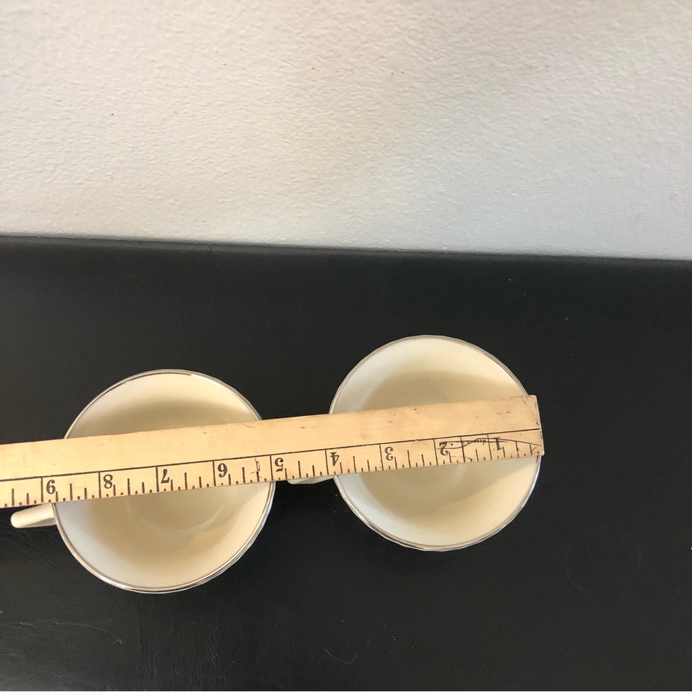 Vintage Lenox Colonnade Platinum teacups in Excellent condition - Picture 12 of 12